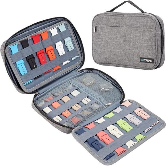 Watch Band Storage Case for 32 Watch Straps, Watch Band Holder and Organizer - Picture 1 of 6